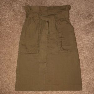 H&M khaki skirt